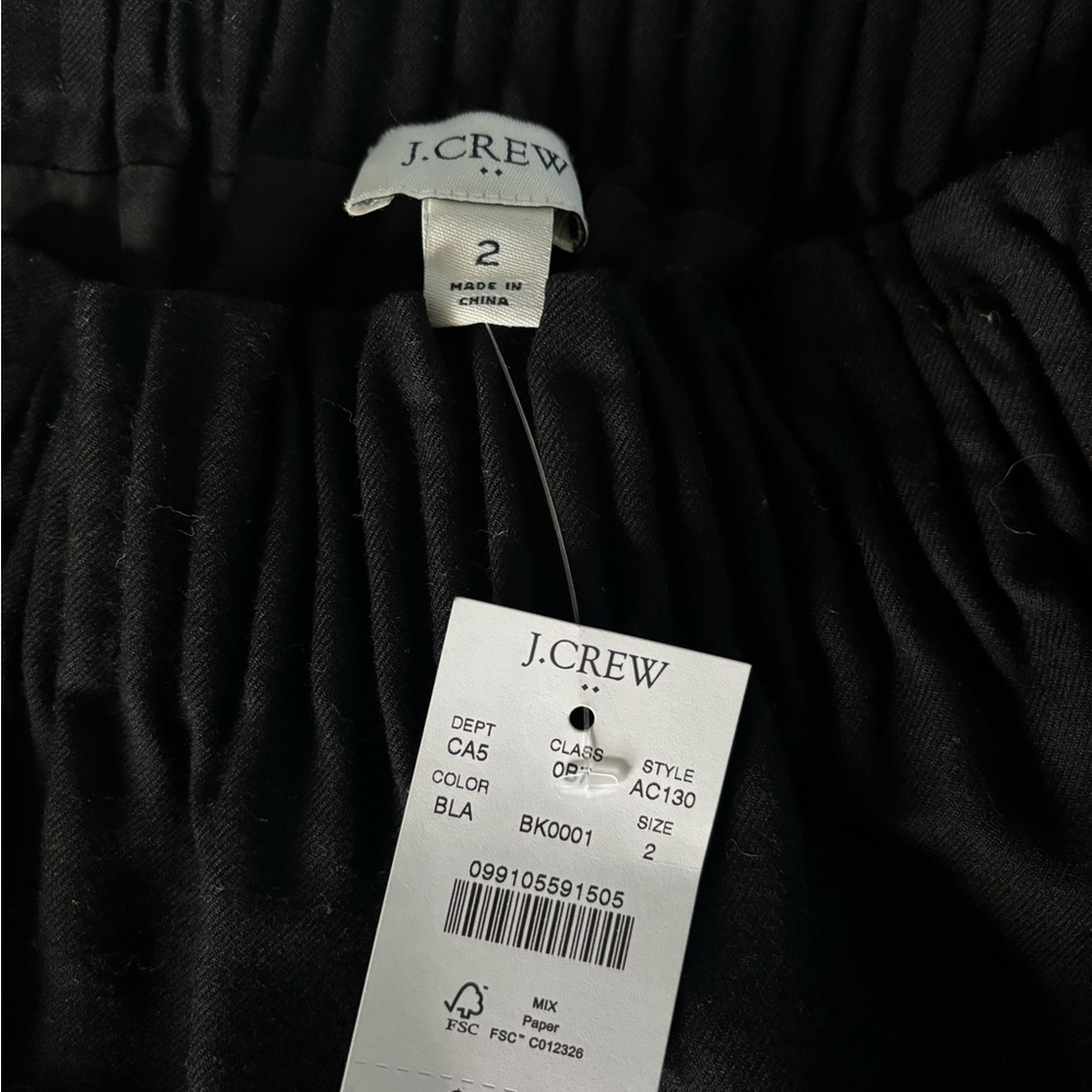 J. Crew Black Mini Skirt - Picture 4 of 4
